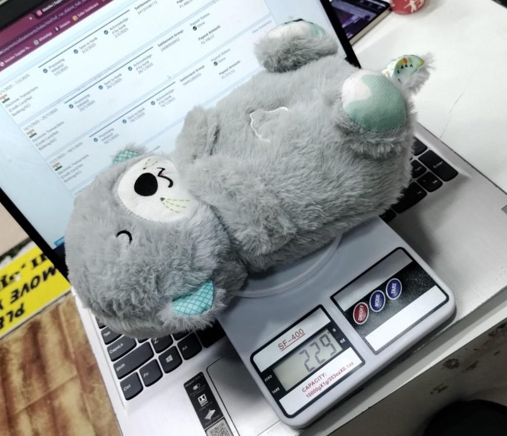 Breathing Teddy Bear with Soothing Music – Soft Comfort Plush Sleep Aid Toy