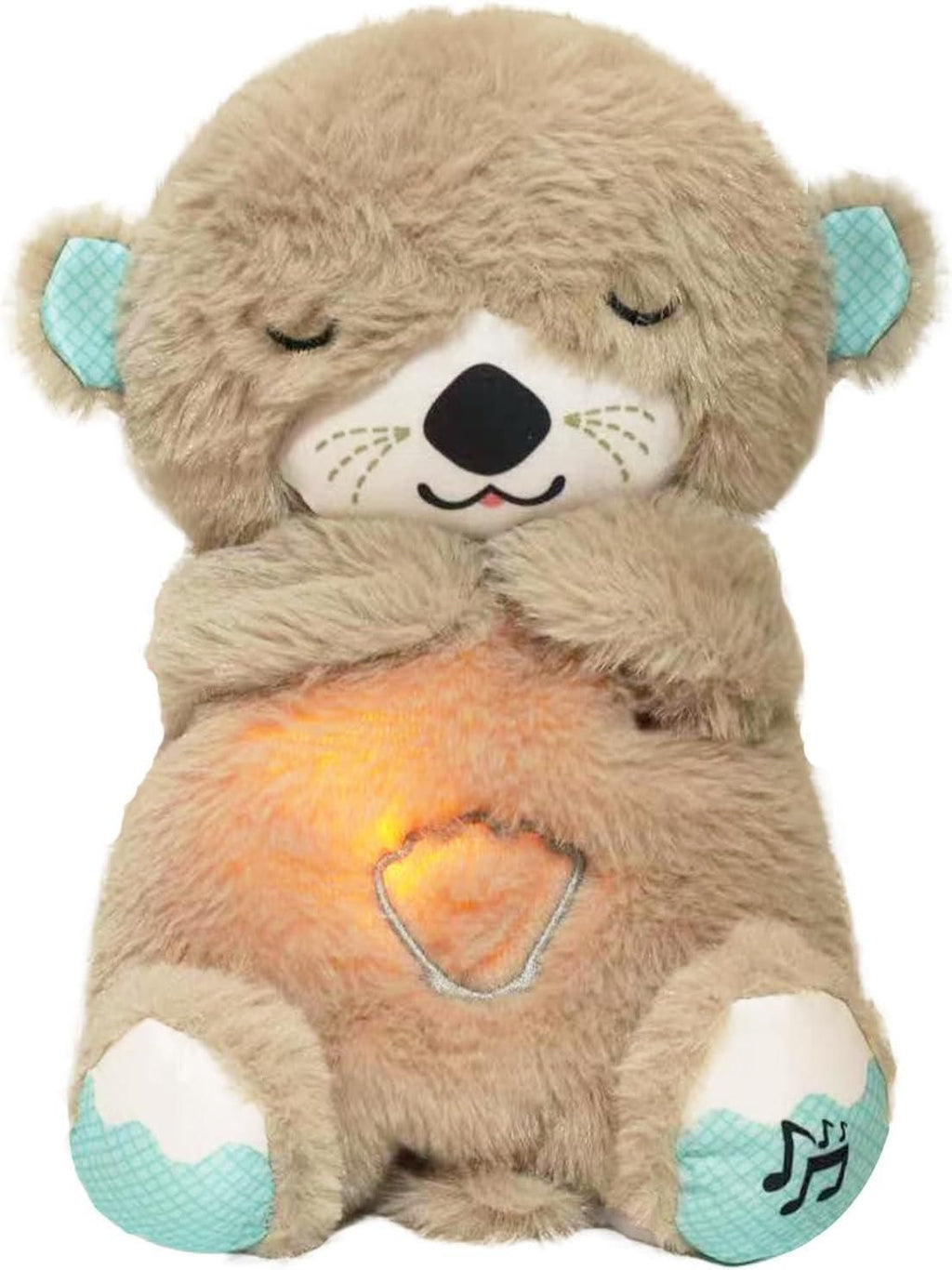 Breathing Teddy Bear with Soothing Music – Soft Comfort Plush Sleep Aid Toy