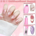 3 in 1 Cat Eye Nail Magnet Tool for Gel Polish – Professional Nail Art Design Tool (Pack of 2)