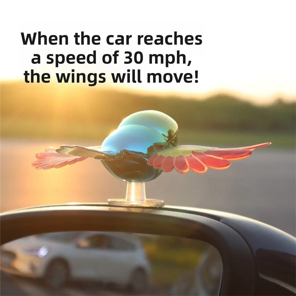 Moving Wind Swinging Bird Wings – Flying Car Decoration