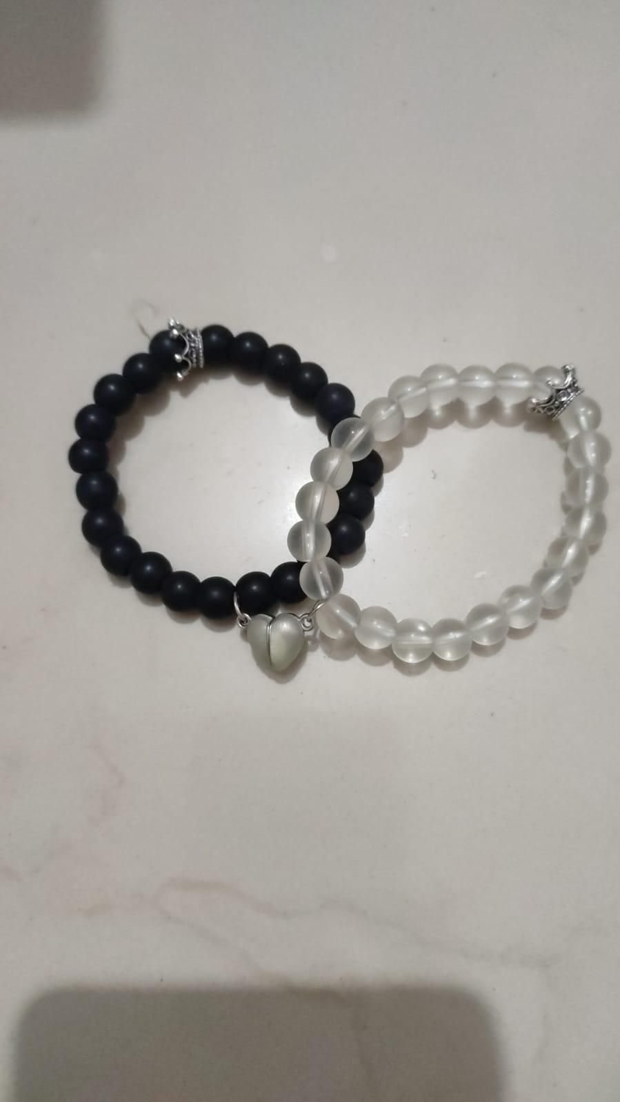 Glow Lover Bracelets – 2PCS Glow in the Dark Couple & Best Friend Bracelet Set