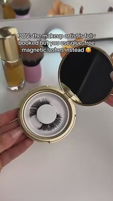 Demo video showing how to apply Magnetic Eyelashes Pair of 1 – Easy, Reusable, Glamorous Look